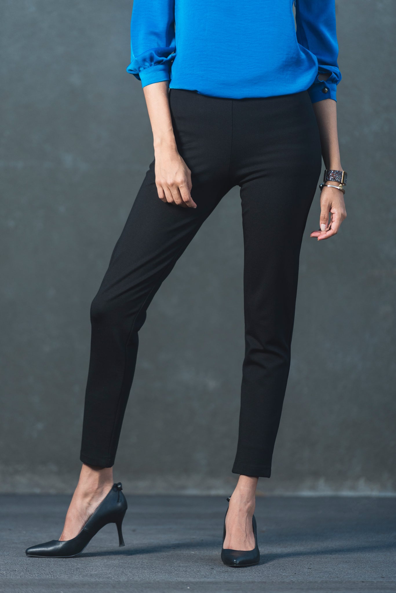 Stretchy Corporate Pants - Black